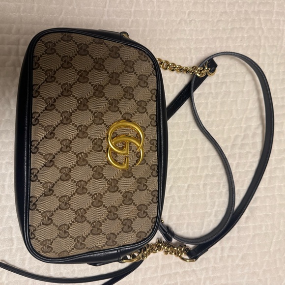 Gucci Brown and Black Crossbody Bag - Picture 5 of 5